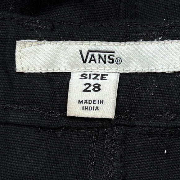 Vans Off the Wall Comber Shorts Black Chino Cotton Button-Waist Size 28 - NWOT - Picture 5 of 8